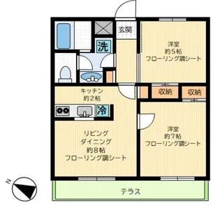 東京都杉並区永福1【マンション】の間取り