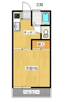 メゾンシャイニーヒル【2階】の間取り