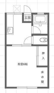 カトルセゾン【2階】の間取り