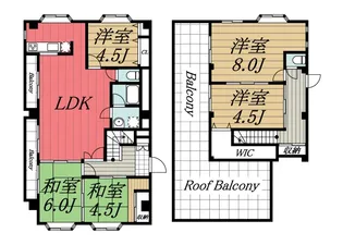 千葉県千葉市中央区松波4【マンション】の間取り