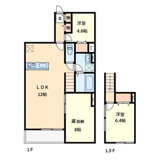 Raffinato【1階】の間取り