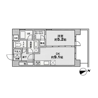 東京都港区白金台2【マンション】の間取り