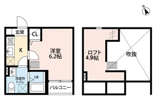 ディアコート長町【2階】の間取り