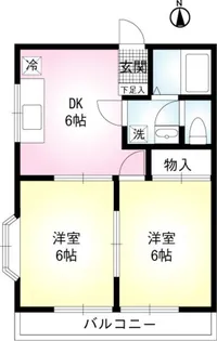 神奈川県座間市新田宿【アパート】の間取り
