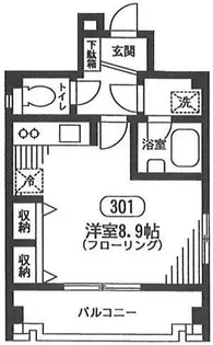 エアフォルク【3階】の間取り