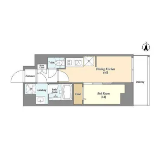 東京都江東区森下4【マンション】の間取り
