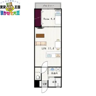 プレミアム田上【2階】の間取り