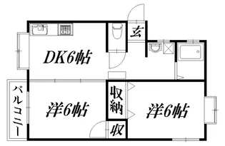 静岡県浜松市中央区半田山1【アパート】の間取り