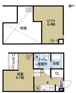 uno新松戸【1階】の間取り