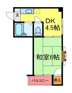 プレス・イン・フカザワ【2階】の間取り
