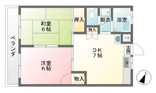 プラムヒル【3階】の間取り