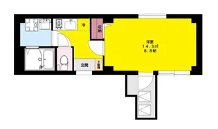 b’CASA綾瀬【4階】の間取り