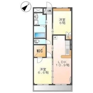 ニコ泉【2階】の間取り