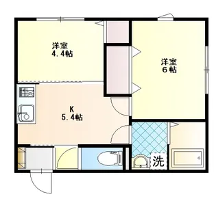 アイリスK【1階】の間取り