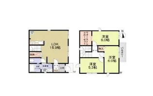 神奈川県藤沢市藤沢5【一戸建】の間取り