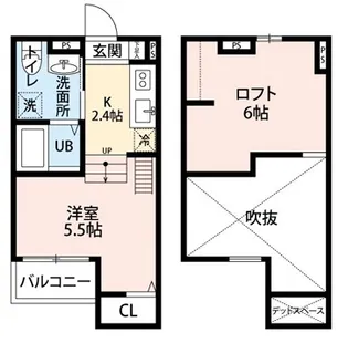 アクア東山【2階】の間取り