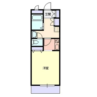 エトワール東青田【1階】の間取り