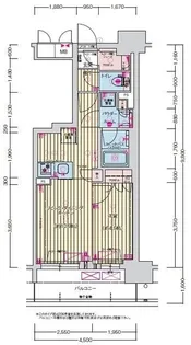 プレサンス名駅南ブリエ【8階】の間取り