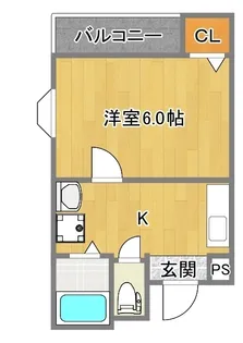 ウェストコート【2階】の間取り