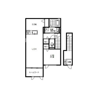 ピュアハイム本陣W【2階】の間取り