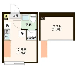 中野ニューメゾンピア【1階】の間取り