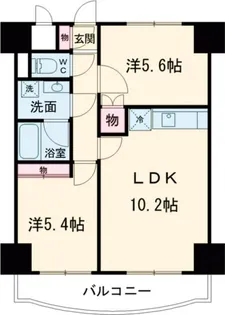 メゾン「サロム」【10階】の間取り