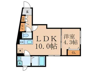 GRAN PASEO三軒茶屋【3階】の間取り