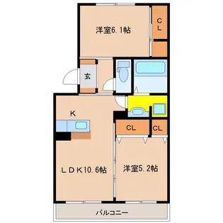 Sビレッジ【2階】の間取り