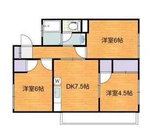 下石原プラザ【3階】の間取り