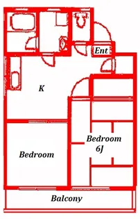 池田マンション【3階】の間取り