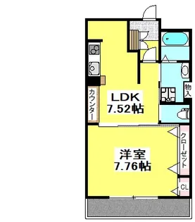 ジョナサン【4階】の間取り