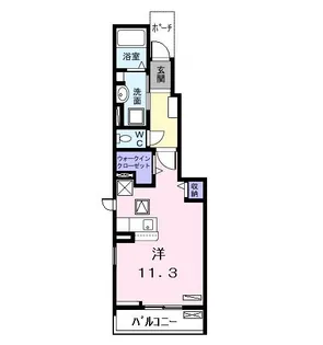 Calme(カルム)【1階】の間取り