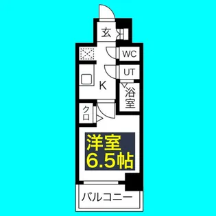 プレサンスNAGOYAシティオ【9階】の間取り