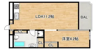 大阪府大阪市東住吉区駒川1【マンション】の間取り