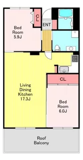 Penta Aimable【2階】の間取り