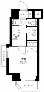 プレール東神田【4階】の間取り