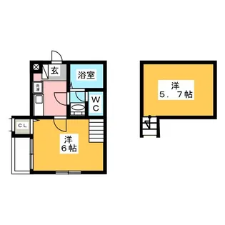 ヴェルシェン【2階】の間取り