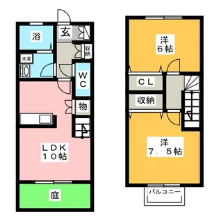愛知県高浜市田戸町7【一戸建】の間取り