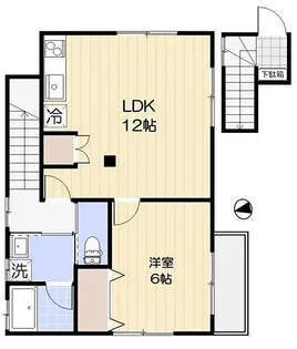東京都練馬区下石神井6【アパート】の間取り