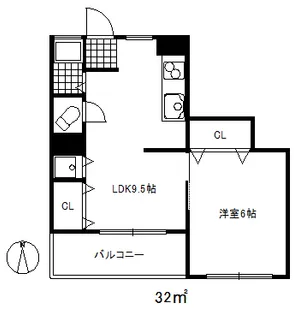 ジ・アークス王子公園【7階】の間取り