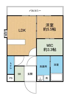 グリタハウスD【2階】の間取り