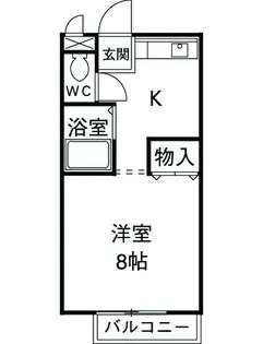 サンライズ21【2階】の間取り