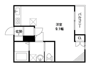メゾンT・S学校町【2階】の間取り