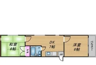木内ハイツ【4階】の間取り