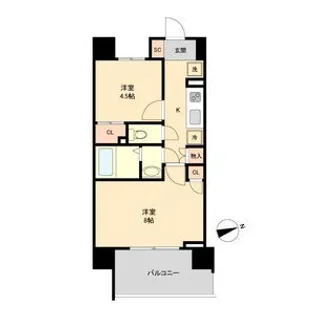 宮城県仙台市太白区長町3【マンション】の間取り