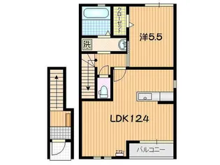 LEMON HOUSE II【2階】の間取り