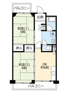 UR大浜南町第二【4階】の間取り
