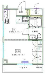 シェリール富美喜【3階】の間取り