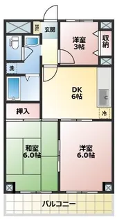 グレースハイツ【5階】の間取り