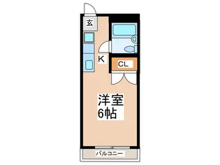 パークハイツ中島II【3階】の間取り